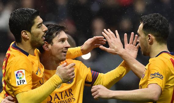 关于巴萨抢得主场胜利,梅西梅开二度的信息 关于巴萨抢得主场胜利,梅西梅开二度的信息